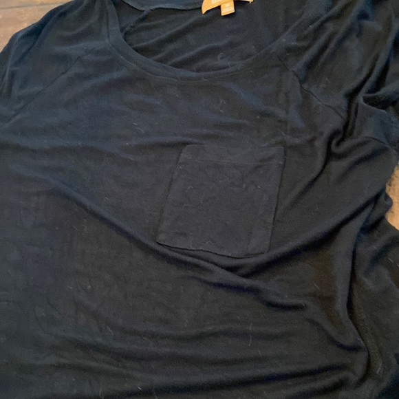 Ellen Tracy black tee shirt M - Picture 4 of 9